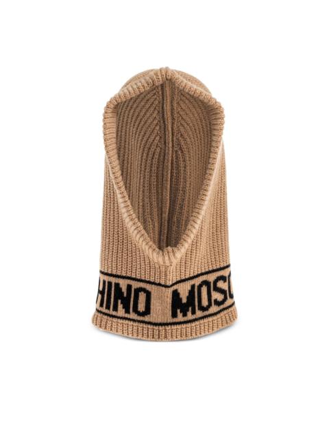 Moschino logo-detail balaclava