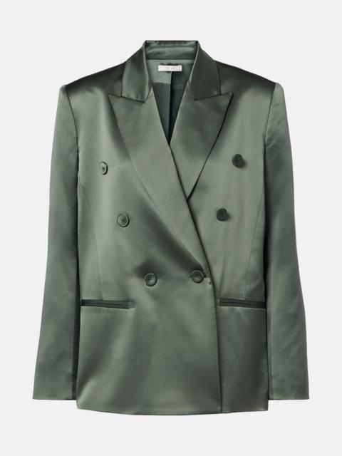 THE SEI Double-breasted silk blazer
