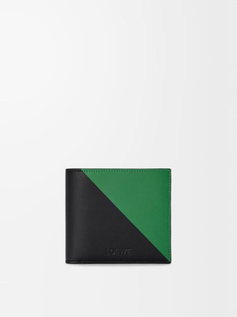 Loewe Flag bifold coin wallet in classic calfskin