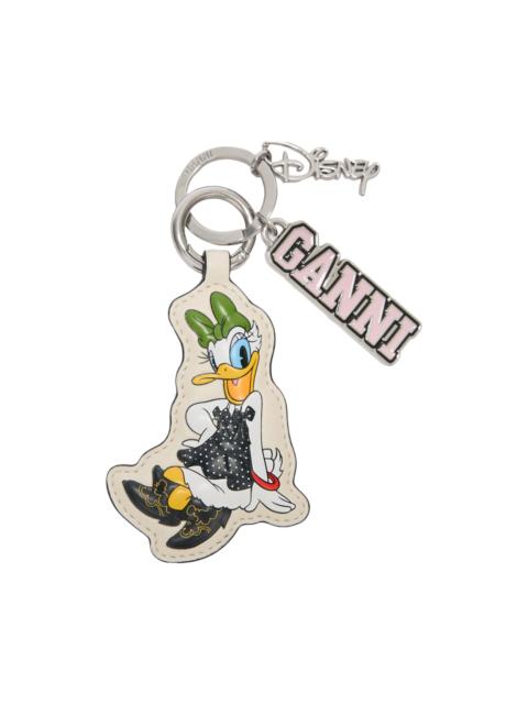 GANNI Women's Ganni x Disney Daisy Duck Key Ring - Egret