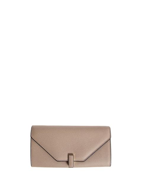 Valextra Iside Continental Purse With Chain