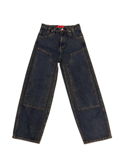 ECKHAUS LATTA contrast-stitching jeans