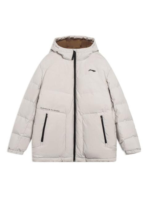 Li-Ning Lifestyle Puffer Jacket 'Light Grey' AYMS013-3
