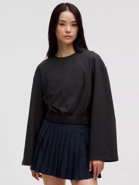 lululemon Soft Jersey Relaxed Cinchable Crewneck Long-Sleeve Shirt