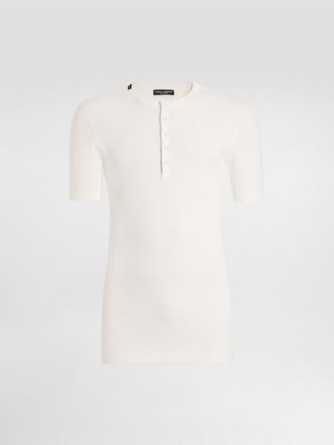 Dolce & Gabbana Serafino cotton t-shirt