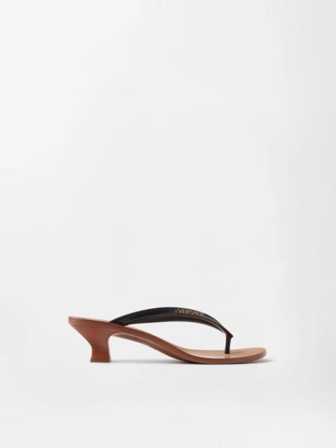 VERSACE Sophie Rubber Thong Sandals 40 mm
