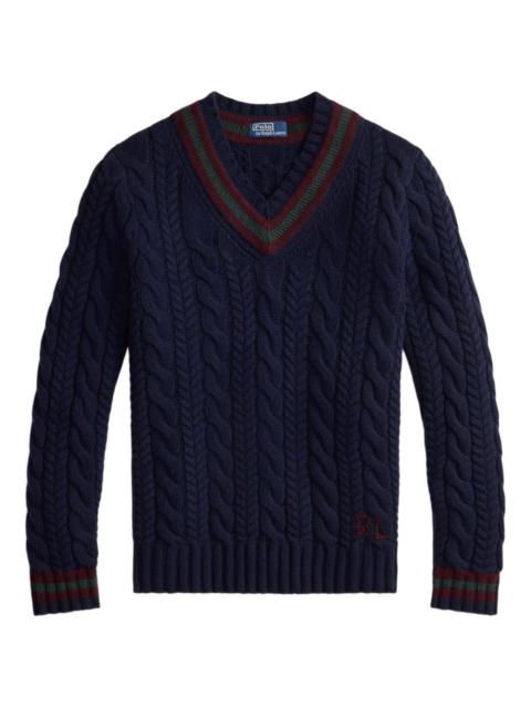 Polo Ralph Lauren cable-knit V-neck sweater