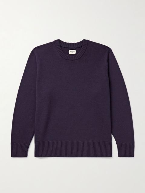 BODE Juniper Merino Wool Sweater Purple