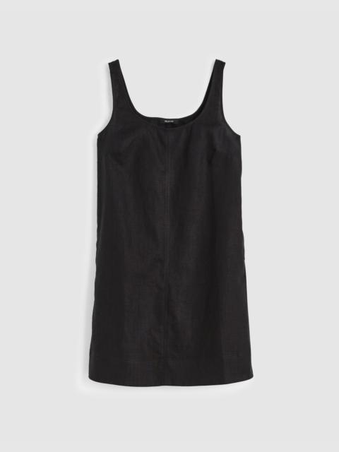 Madewell Scoopneck Mini Shift Dress in 100% Linen