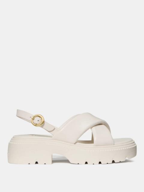 kate spade Halo Criss Cross Lug Sandal