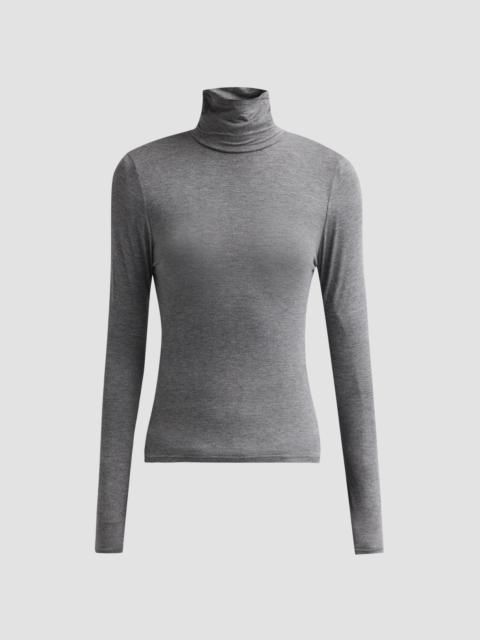 NILI LOTAN Women's Keria Jersey Top - Dark Heather Grey