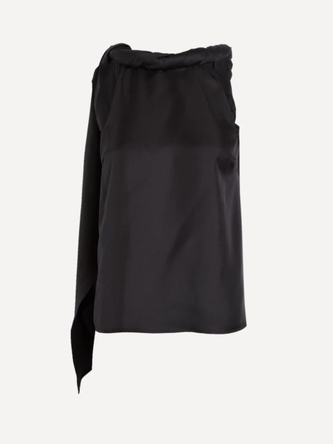 Loulou de Saison Wilma Twisted Collar Top