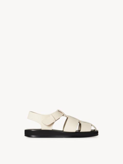 The Row Fisherman Sandal in Leather