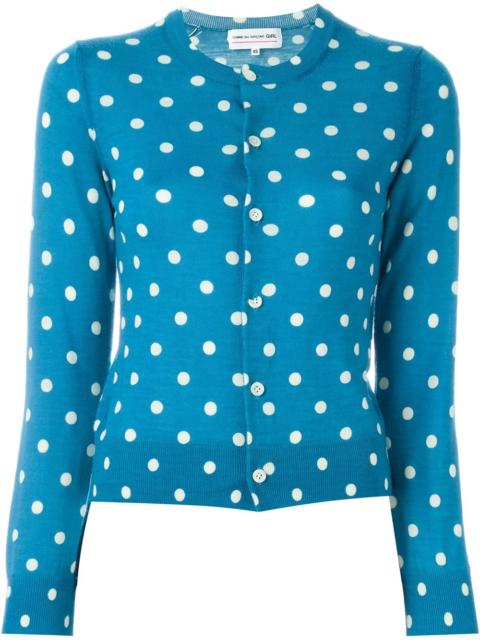 Comme des Garçons GIRL polka dot cardigan