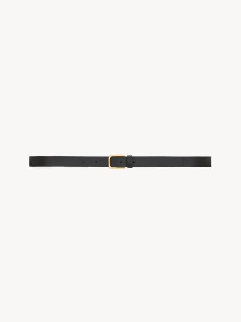 SAINT LAURENT MINIMAL THIN BELT IN RUBBER