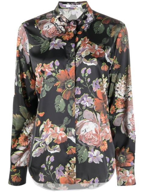 VIVETTA floral-print long-sleeve shirt