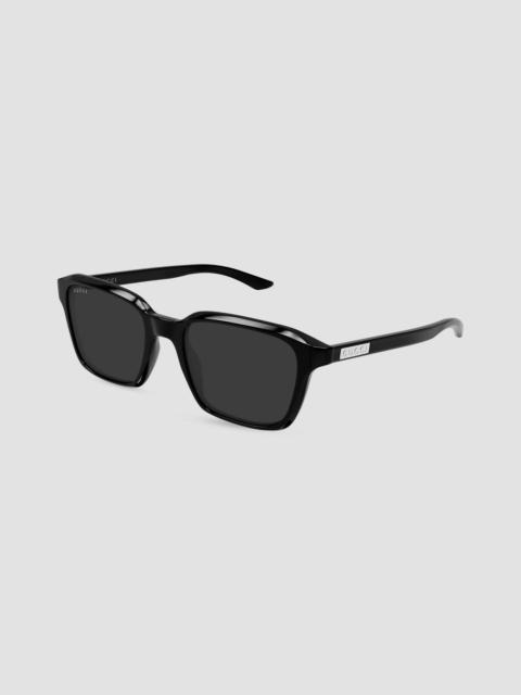 GUCCI Men's 52MM​ Flag Square Sunglasses - Black