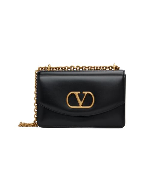 Valentino Black Logo Calfskin Bag