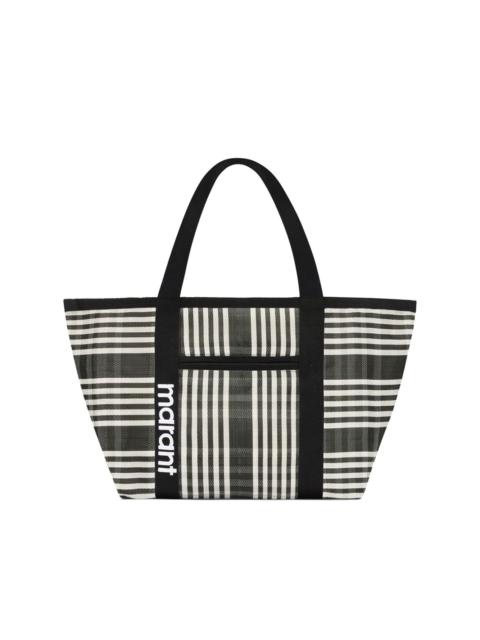 ★MARNI★ Mini Jacquard Check Shoulder Bag Black White SBMQ0 Marni Mini jacquard shoulder bag - Black/White | Garmentory
