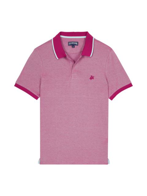 Men Cotton Changing Color Pique Polo Shirt