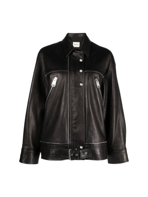 KHAITE Herman leather jacket