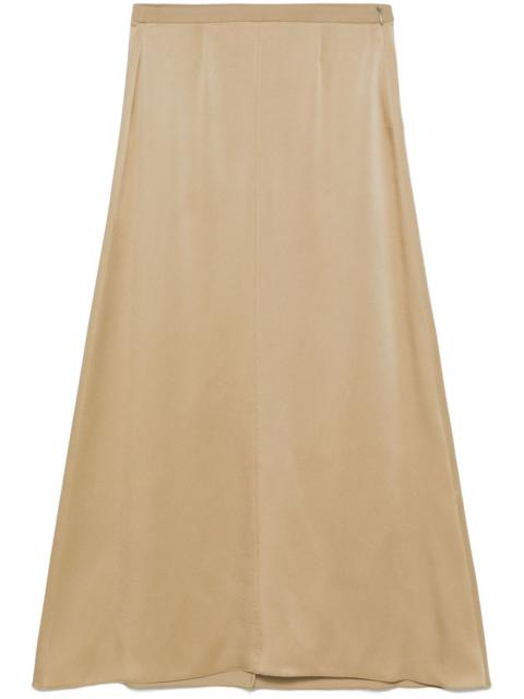 forte_forte satin midi skirt