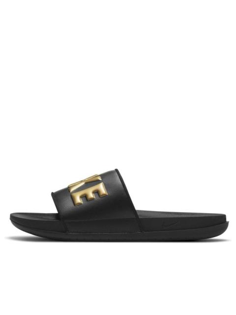 Nike Nike OffCourt Slide 'Black Metallic Gold' BQ4639-010