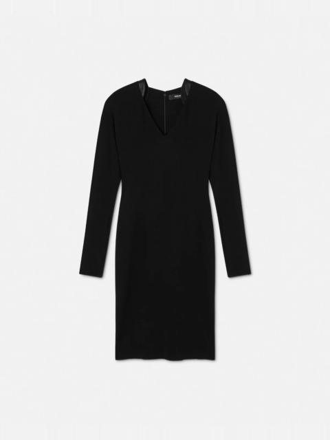 Stretch Crêpe Jersey Midi Dress