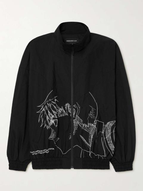 + Neon Genesis Evangelion Embroidered Shell Track Jacket
