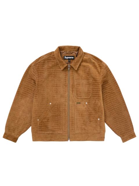Supreme Supreme Suede Work Jacket Croc | REVERSIBLE