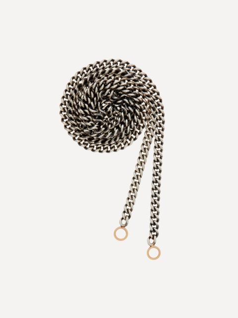 MARLA AARON Sterling Silver Heavy Curb Chain Necklace