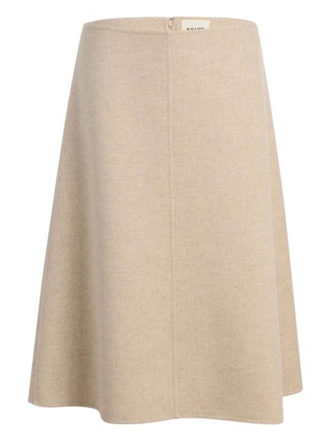 KHAITE Renta A-line skirt