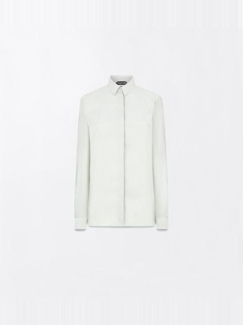 TOM FORD STRIPED SILK SHIRT