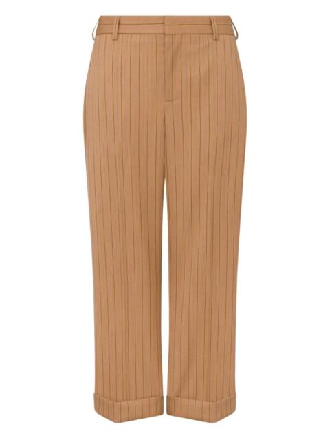 Moschino pinstripe cropped trousers