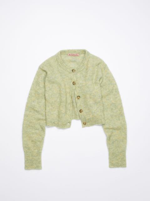 Acne Studios Mohair blend cardigan - Pistachio Green