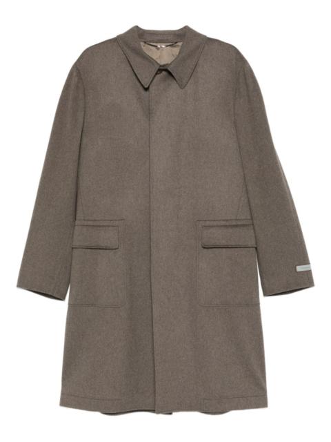 Canali pocket-collared coat