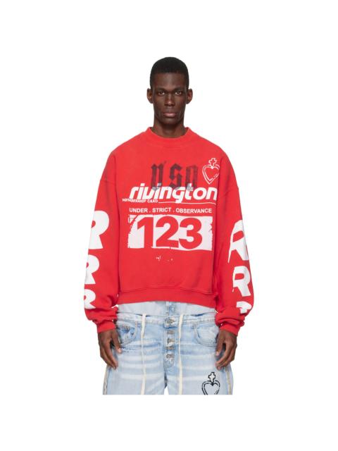 RRR123 Red Membership USO Crewneck Sweatshirt