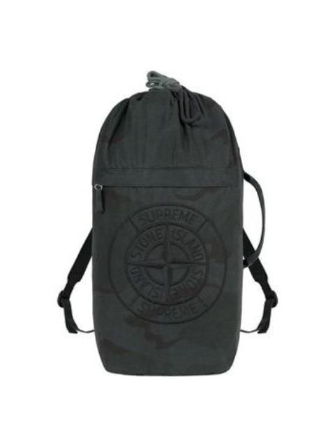 Supreme Supreme x Stone Island Brushed Cotton Backpack 'Black' SUP-SS19-409