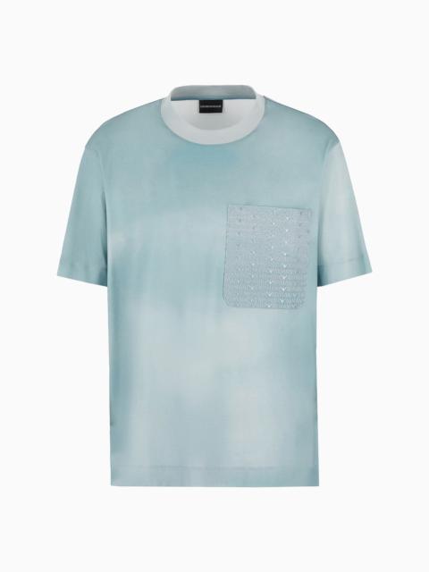 Lyocell-blend jersey T-shirt with ASV logo patch pocket