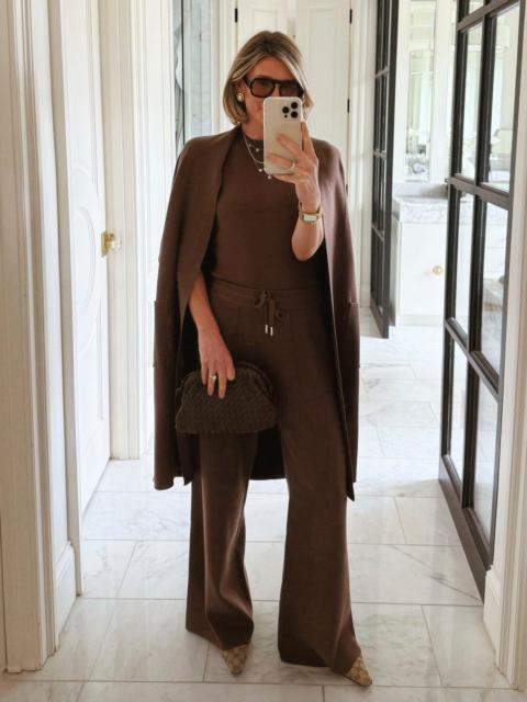 Splendid Splendid x @Cellajaneblog Sweater Wide Leg Pant