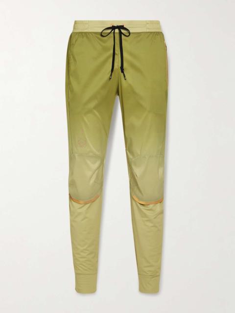 Loewe + On Slim-Fit Tapered Logo-Print Dégradé Tech-Shell Trousers
