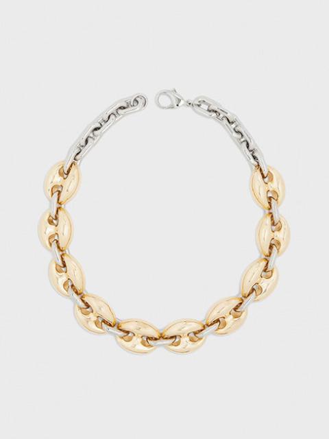 Paco Rabanne EIGHT CHUNKY GOLD/SILVER EIGHT NECKLACE