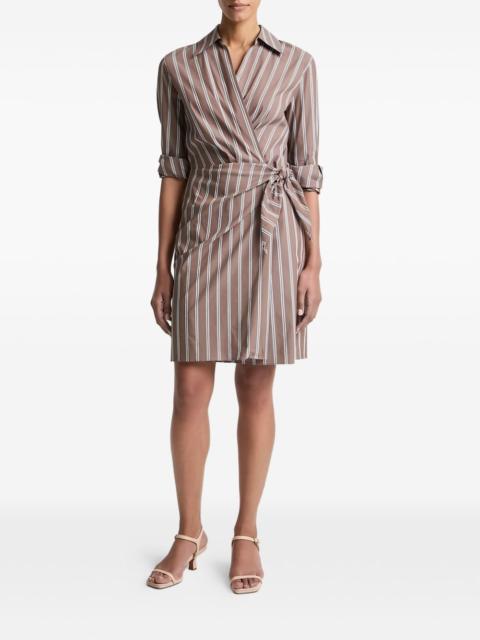 Vince striped mini dress