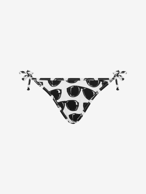 Moschino ALLOVER SUNGLASSES SWIM BRIEFS