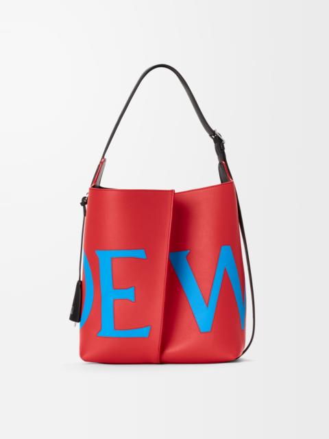 Loewe Large Bilbao bucket Oversized Logo in smooth calfskin