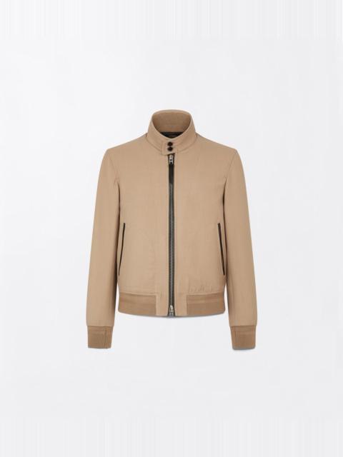 TOM FORD DOUBLE SPLITTABLE LIGHT WOOL HARRINGTON JACKET