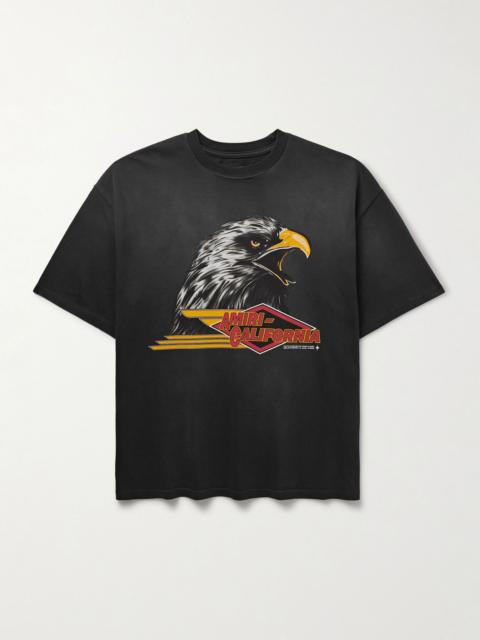 AMIRI Logo-Print Cotton-Jersey T-Shirt Black
