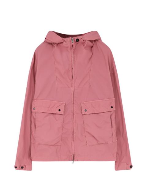Stone Island patch-pocket hooded jacket