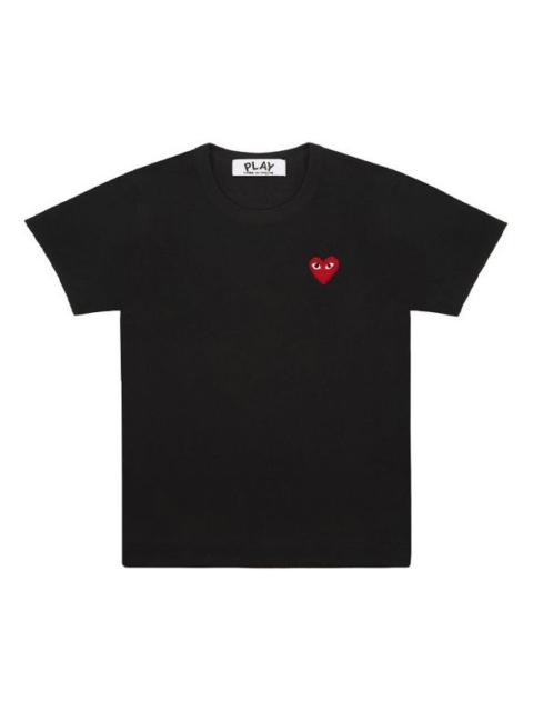 Comme des Garçons PLAY (WMNS) COMME des GARCONS PLAY Small Logo Tee 'Black' AZ-T107-051-1