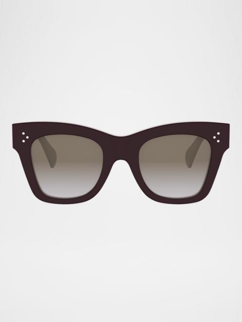 CELINE 3 Dots Acetate Cat-Eye Sunglasses